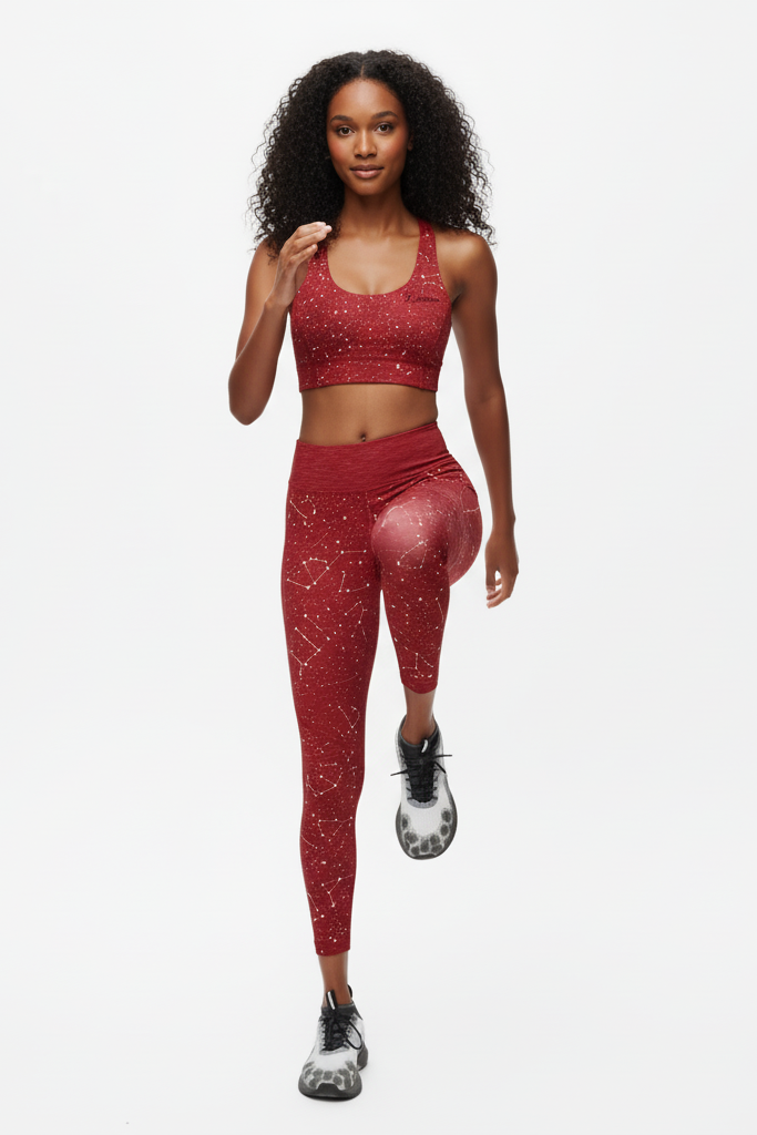 Custom Name Constellation Sports Bra