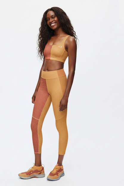 Custom Name Patchwork Sports Bra
